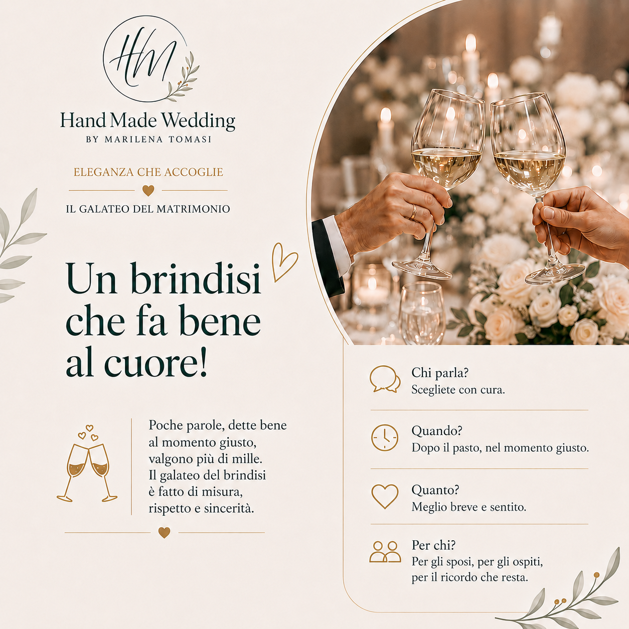 Un brindisi che fa bene al cuore